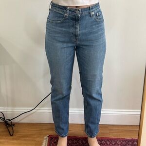 Everlane the high rise straight jean